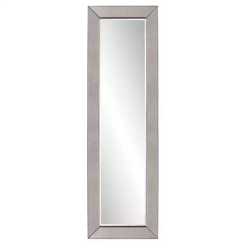 Howard Elliott 27"x38" Tyler Dillon Glossy White Ornate Framed Rectangular Wall Mirror: Modern Style Polyurethane Frame No Assembly Required