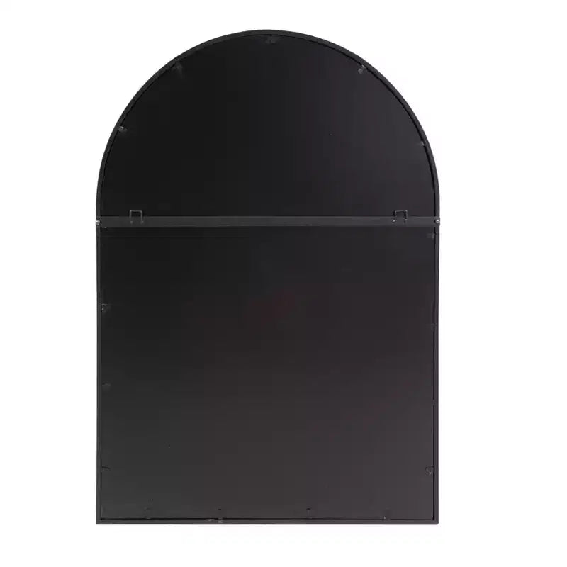 Miroir en métal, fenêtre cintrée, bronze huilé : style moderne