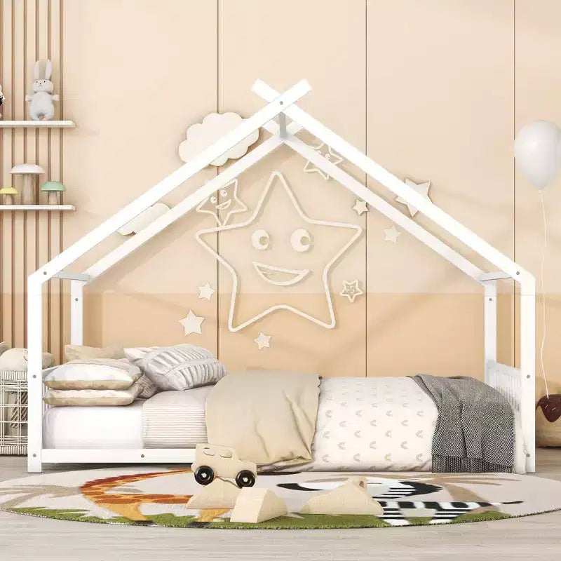 Cadre de lit double avec rangement, Cadre de lit double pour enfants