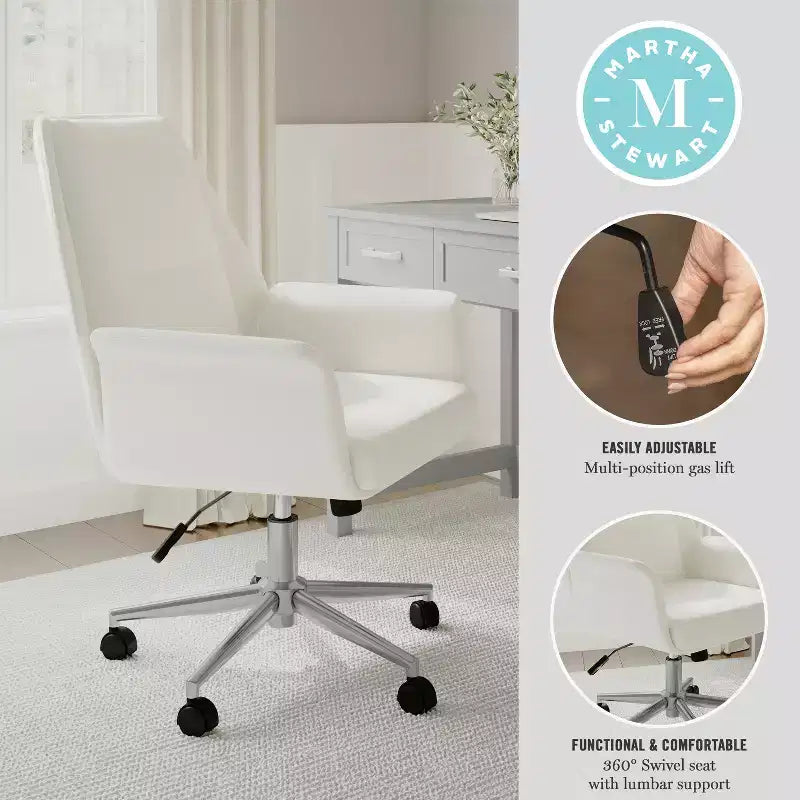 Chaise de bureau rembourrée