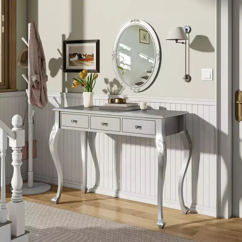 Coiffeuse de luxe à 3 tiroirs