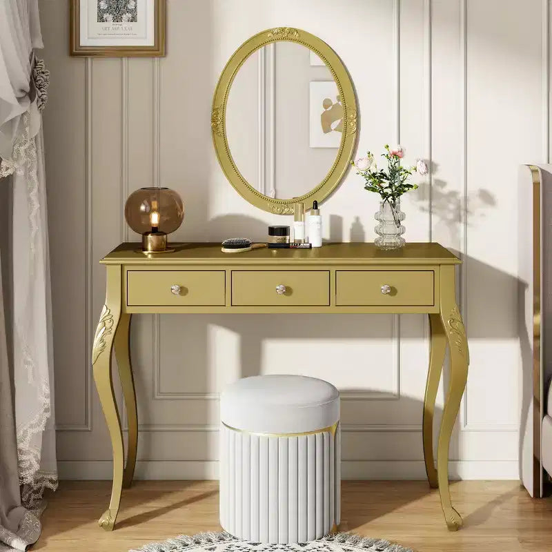 Coiffeuse de luxe à 3 tiroirs