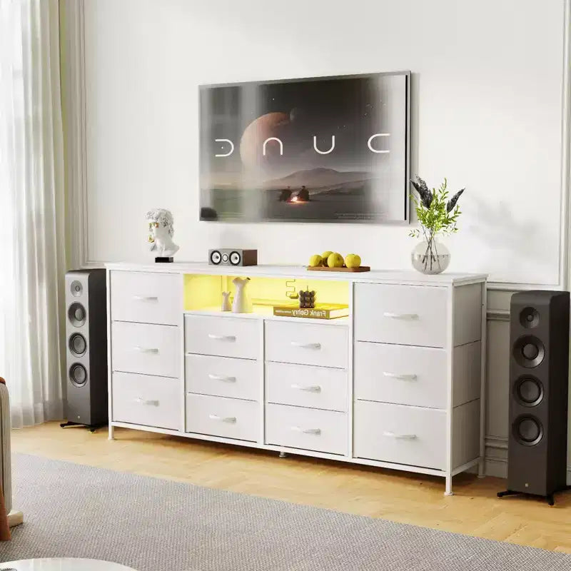 Meuble TV 63 commode Meuble TV pour téléviseurs de 65 à 75 pouces