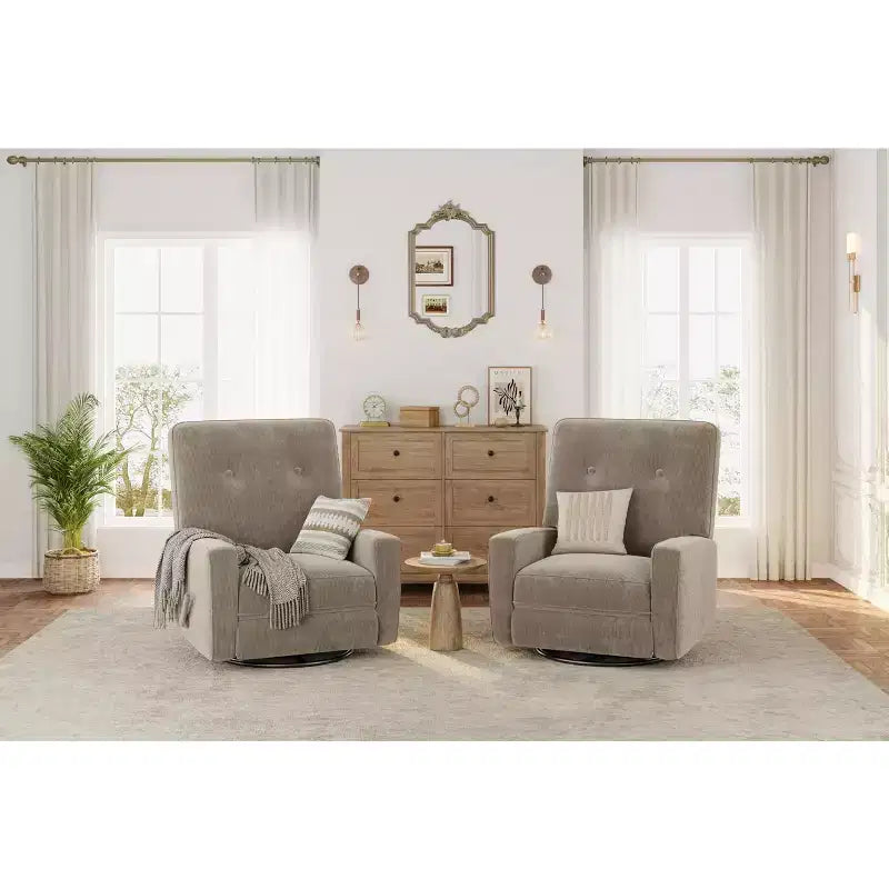 Fauteuil inclinable et pivotant à 360° pour chambre de bébé