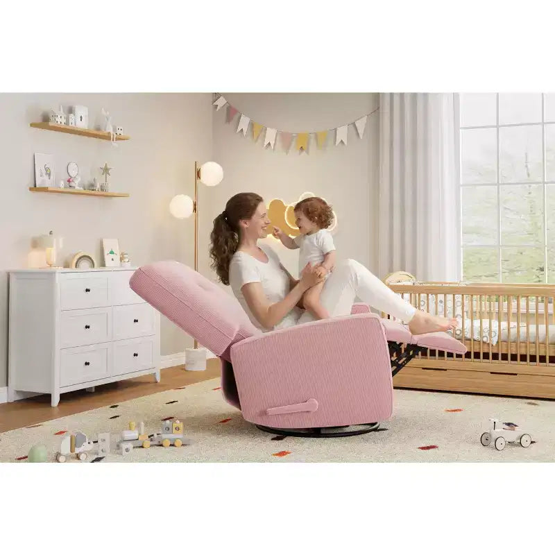 Fauteuil inclinable et pivotant à 360° pour chambre de bébé