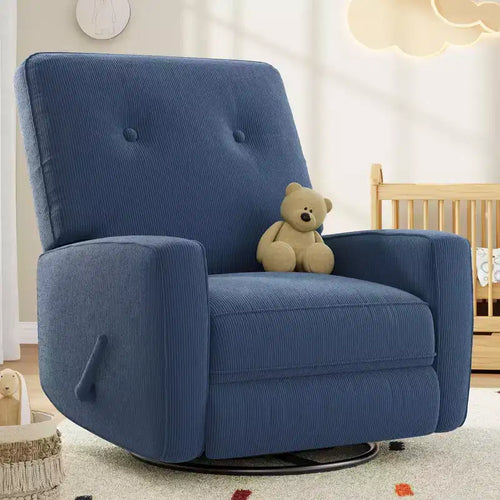 360 Swivel Glider Recliner Chair Nursery/Living Room/Bedroom/Office Rocking Chair for Adults