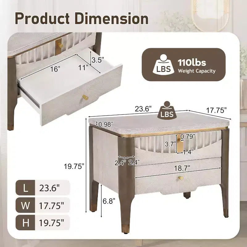 Table de chevet moderne Table de chevet Table d'appoint de canapé Table d'appoint