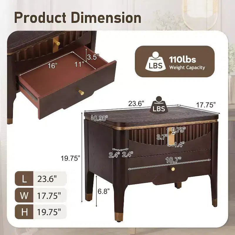Table de chevet moderne Table de chevet Table d'appoint de canapé Table d'appoint