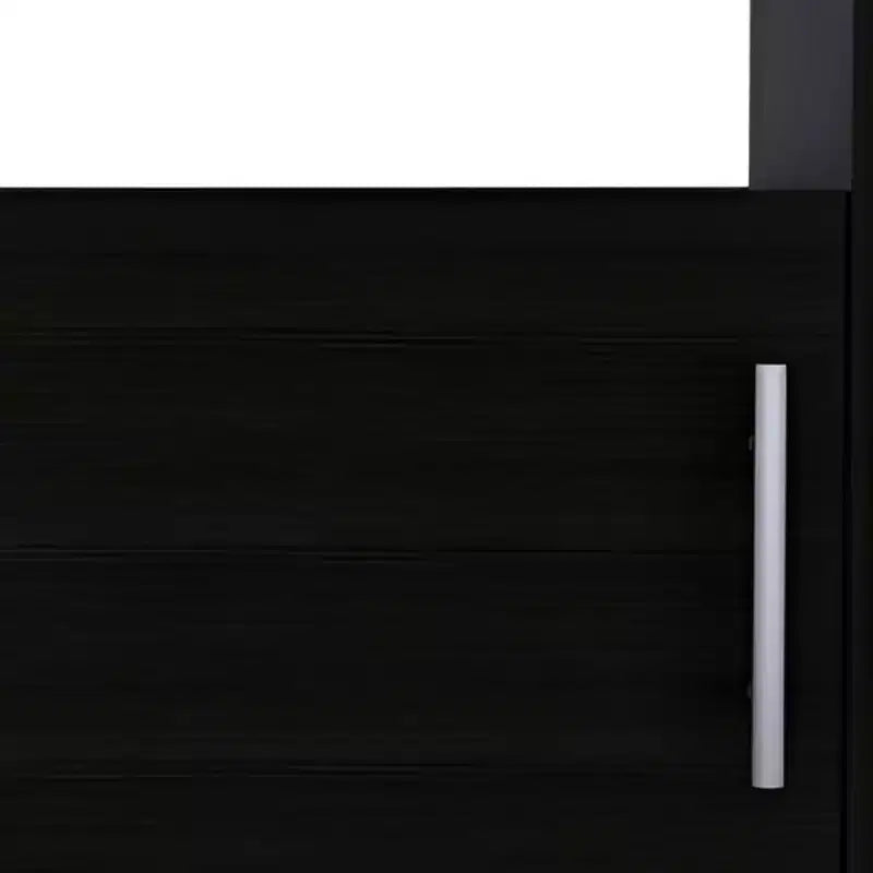 Table de chevet en bois noir