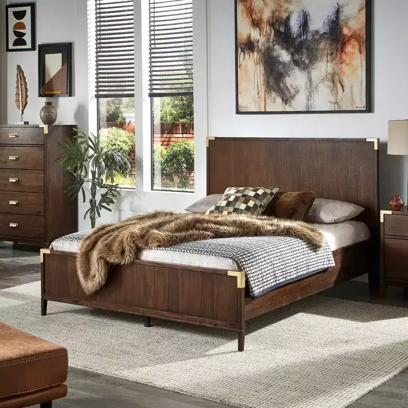 Cadre de lit industriel (matelas non inclus)