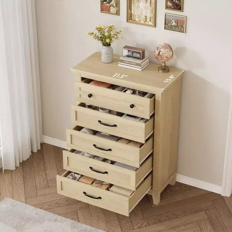 Commode verticale à tiroirs, autonome, en bois, grande