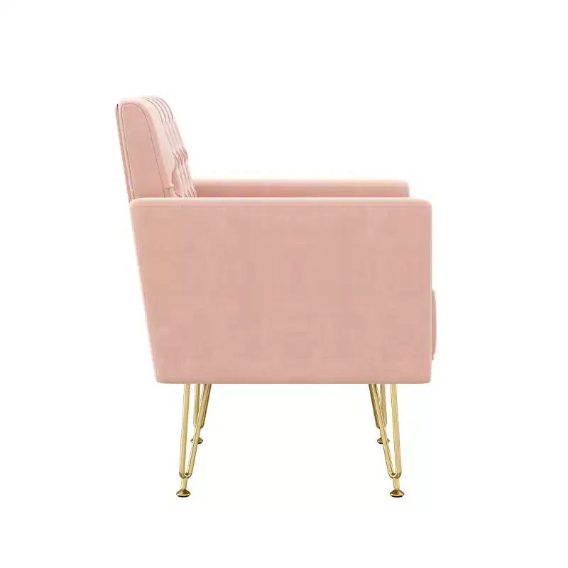 Canapé Fauteuil capitonné en Velours Moderne