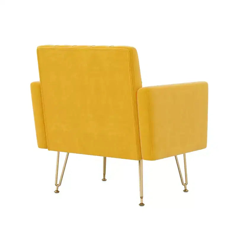 Canapé Fauteuil capitonné en Velours Moderne
