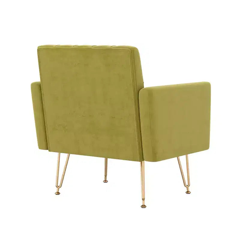 Canapé Fauteuil capitonné en Velours Moderne