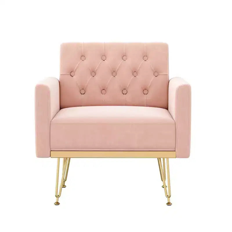 Canapé Fauteuil capitonné en Velours Moderne