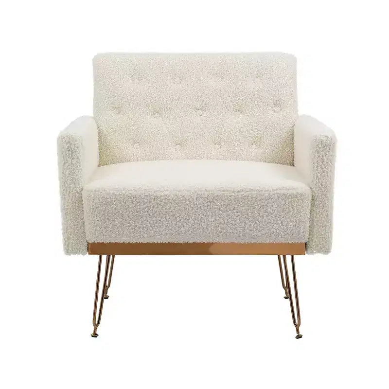 Canapé Fauteuil capitonné en Velours Moderne