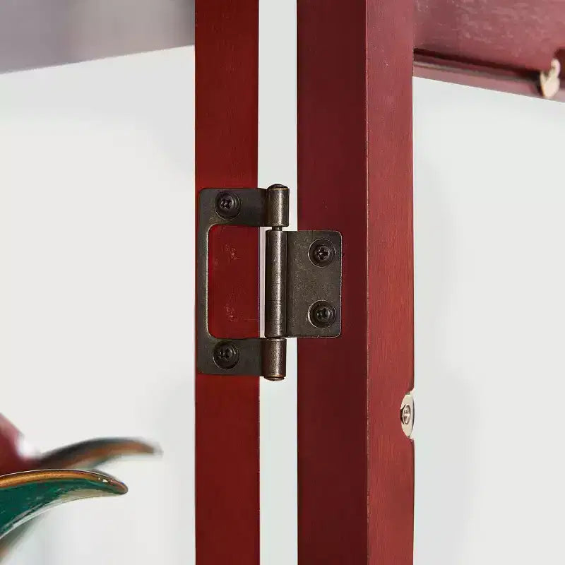 Armoire de rangement de salle de bain en MDF étanche avec portes fermées