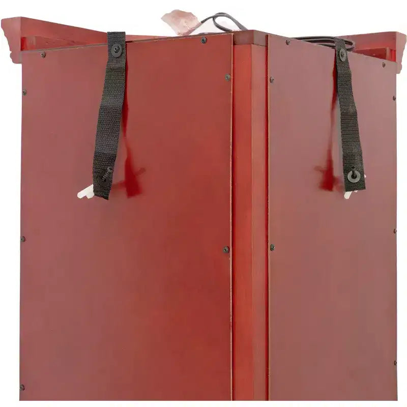Armoire de rangement de salle de bain en MDF étanche avec portes fermées