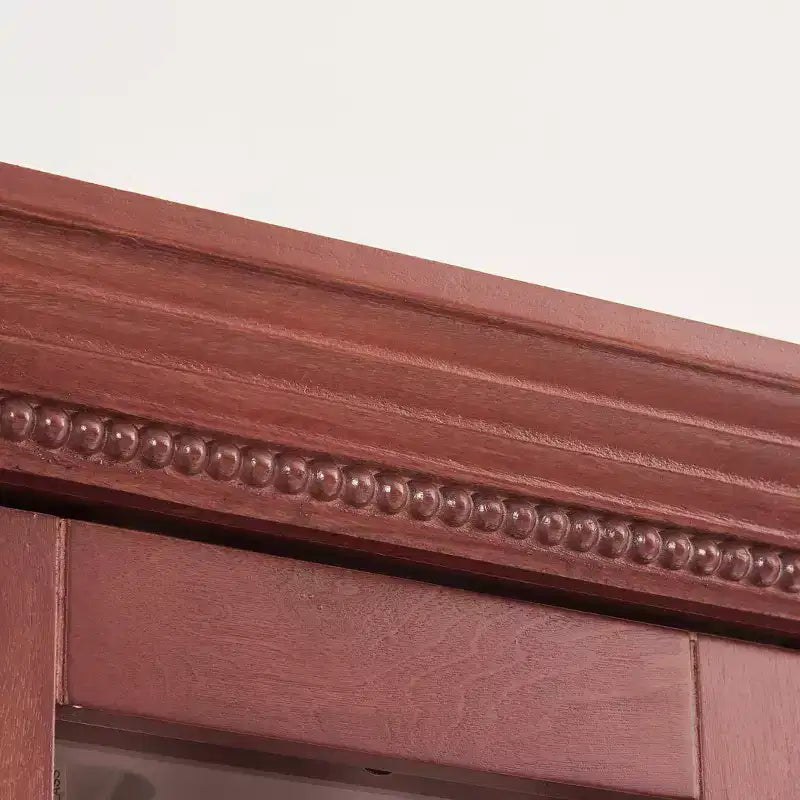 Armoire de rangement de salle de bain en MDF étanche avec portes fermées