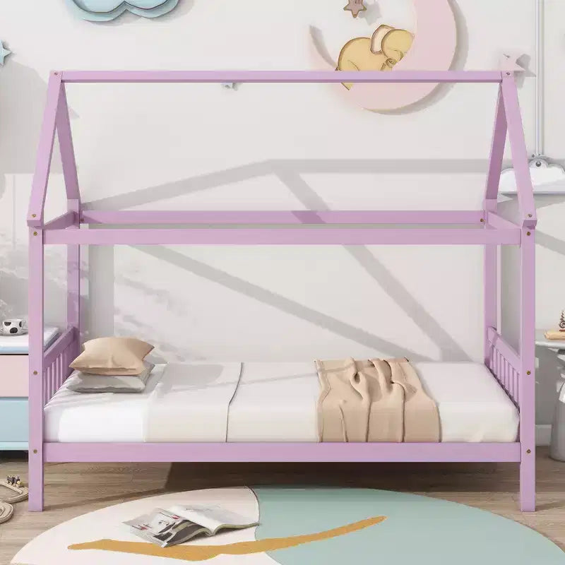 Cadre de lit jumeau, design silencieux, pas besoin de sommier
