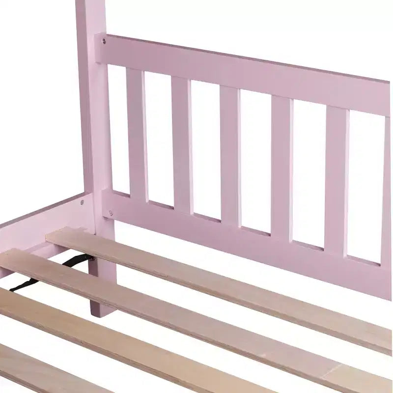 Cadre de lit jumeau, design silencieux, pas besoin de sommier