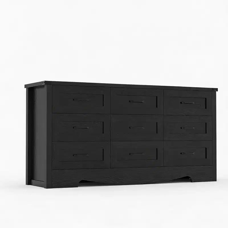 Commode, commode en bois de style rustique moderne du milieu du siècle