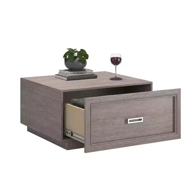 Table basse Garden Square Chêne Cendré