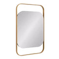 Kate and Laurel Kellom Metal Rectangle Mirror 20x30 Gold