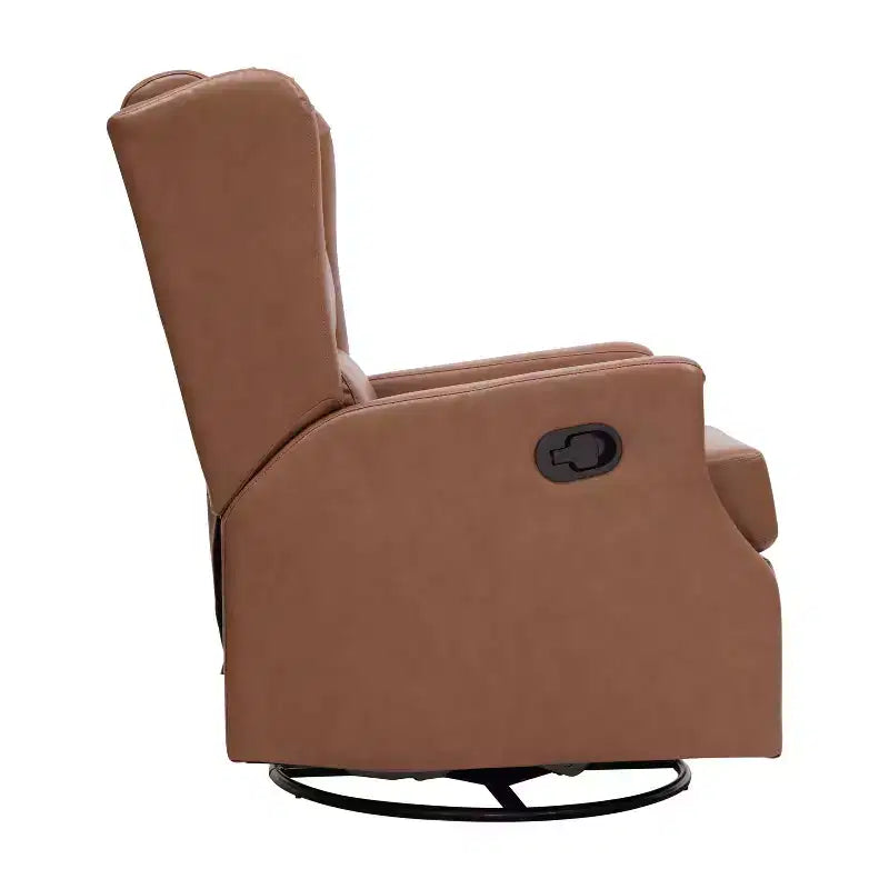 Fauteuil inclinable, pivotant et à bascule avec rotation à 360 degrés