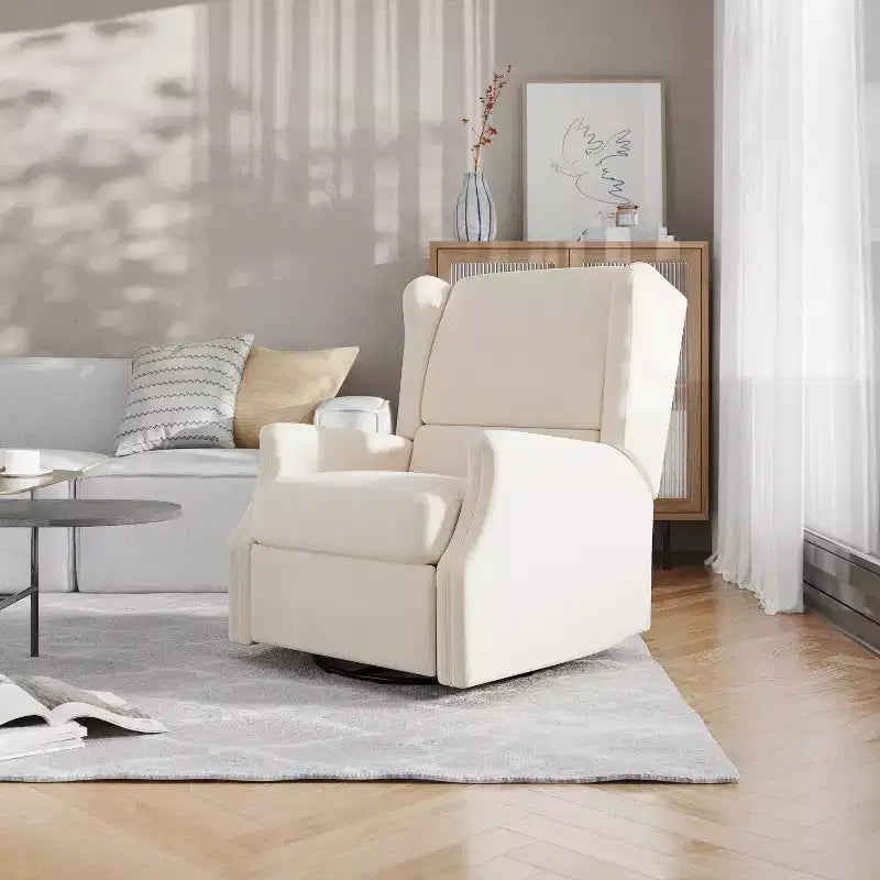 Fauteuil inclinable, pivotant et à bascule avec rotation à 360 degrés