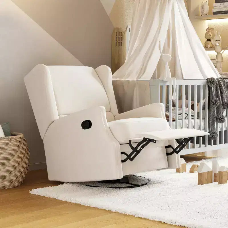 Fauteuil inclinable, pivotant et à bascule avec rotation à 360 degrés