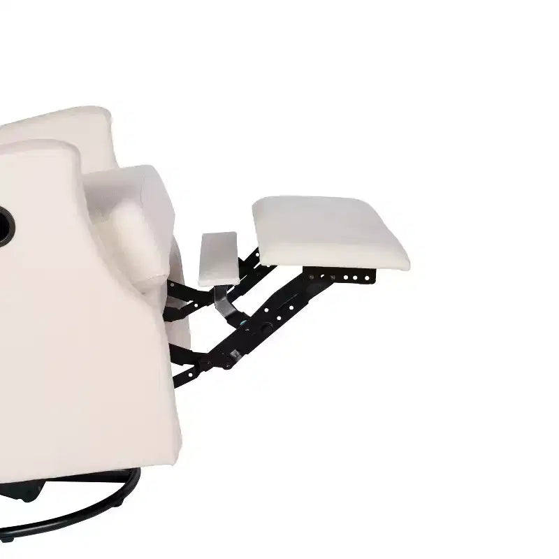 Fauteuil inclinable, pivotant et à bascule avec rotation à 360 degrés