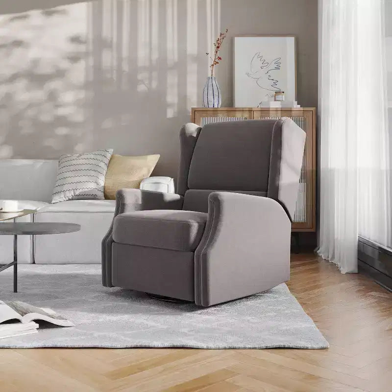 Fauteuil inclinable, pivotant et à bascule avec rotation à 360 degrés