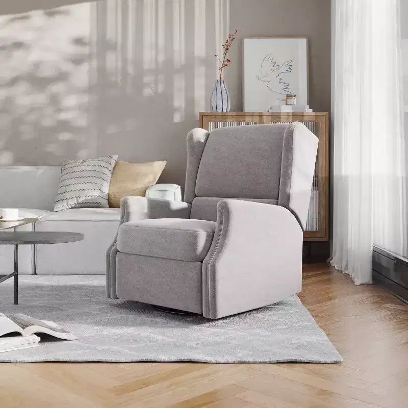Fauteuil inclinable, pivotant et à bascule avec rotation à 360 degrés