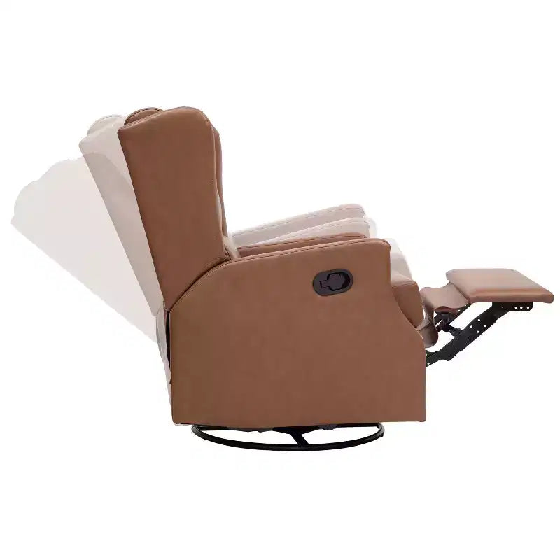 Fauteuil inclinable, pivotant et à bascule avec rotation à 360 degrés