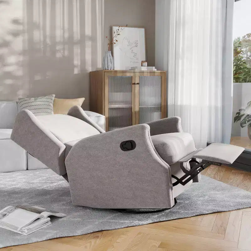 Fauteuil inclinable, pivotant et à bascule avec rotation à 360 degrés