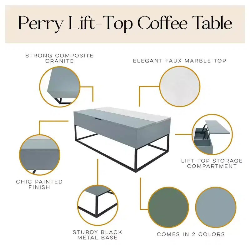 Table basse relevable