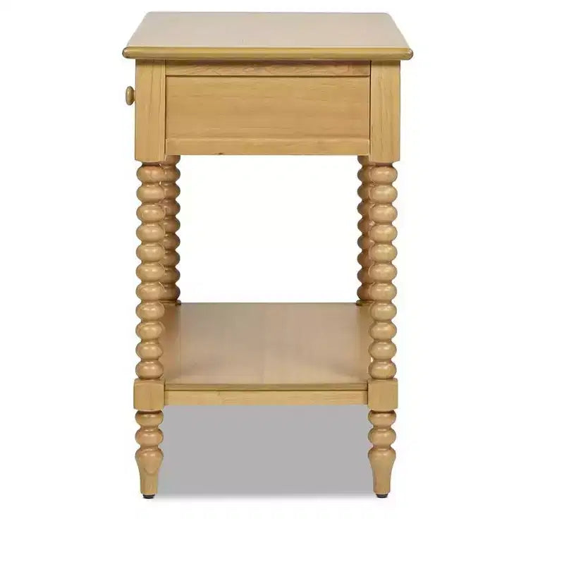 Table d'appoint à 1 tiroir en style ferme moderne