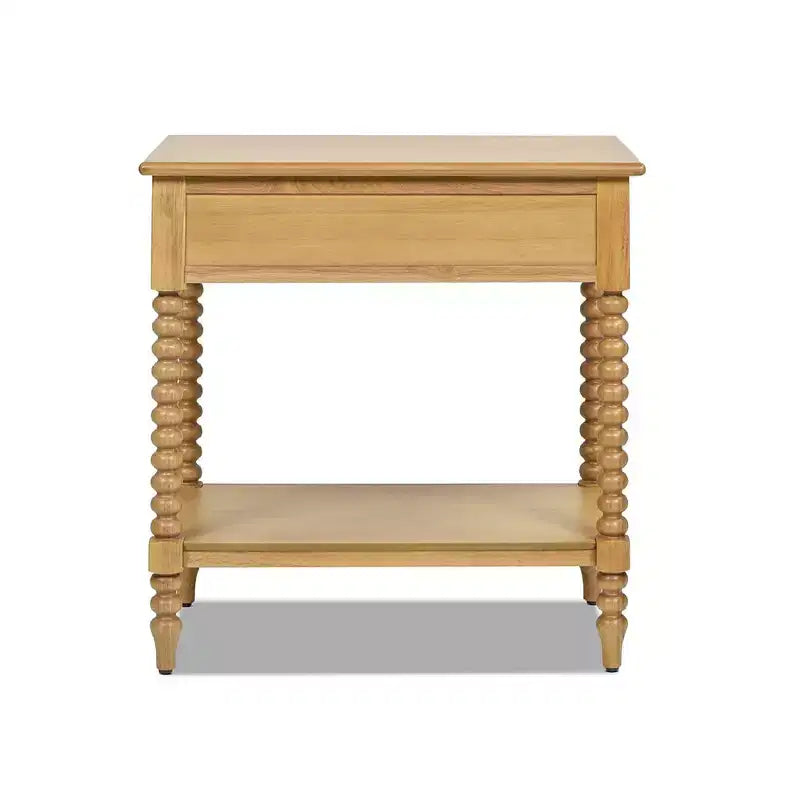 Table d'appoint à 1 tiroir en style ferme moderne
