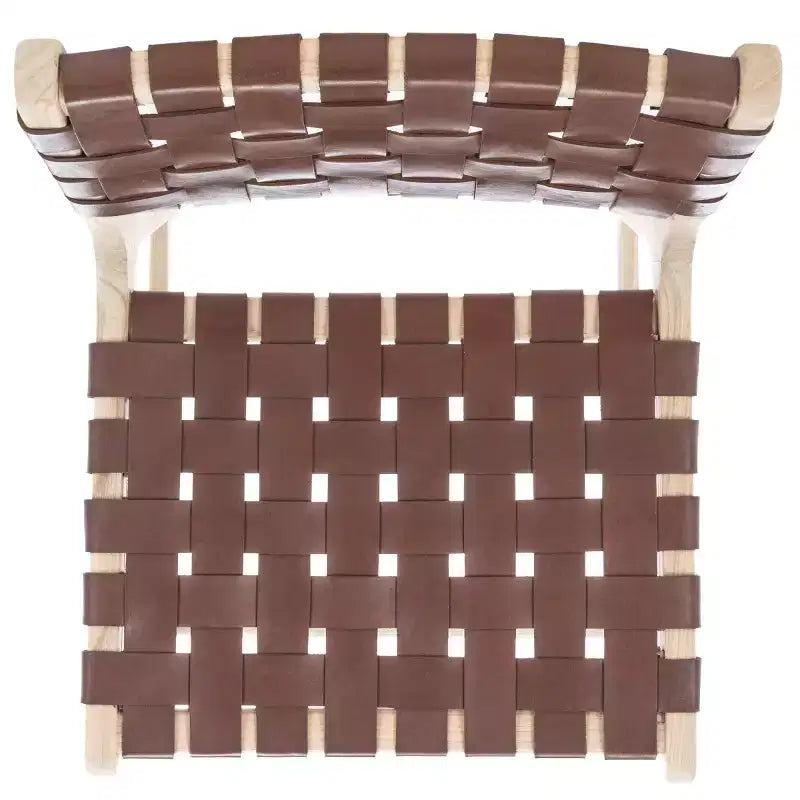Tabouret de comptoir en cuir