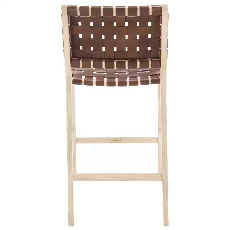 Tabouret de comptoir en cuir