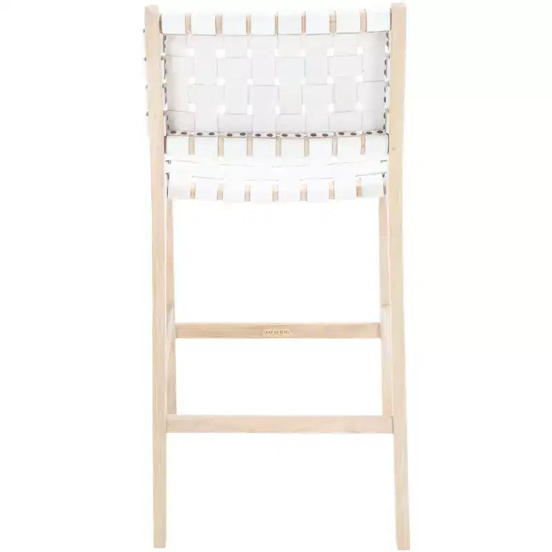 Tabouret de comptoir en cuir