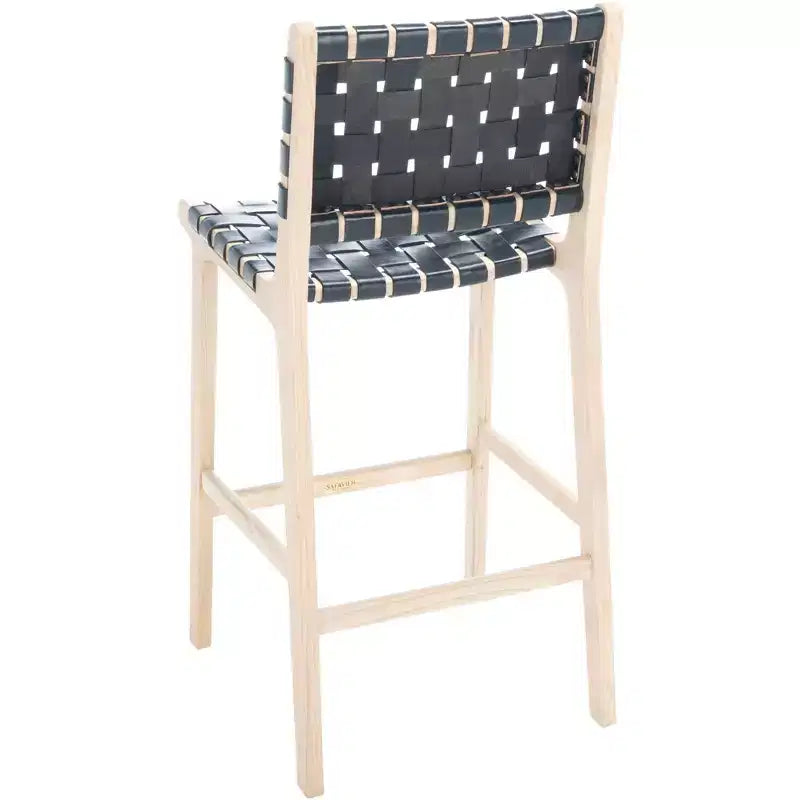 Tabouret de comptoir en cuir