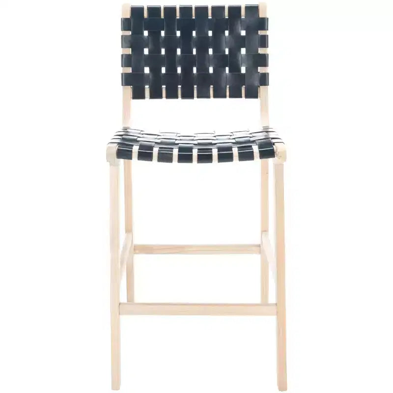 Adah Leather Counter Stool - BST1015 - Safavieh