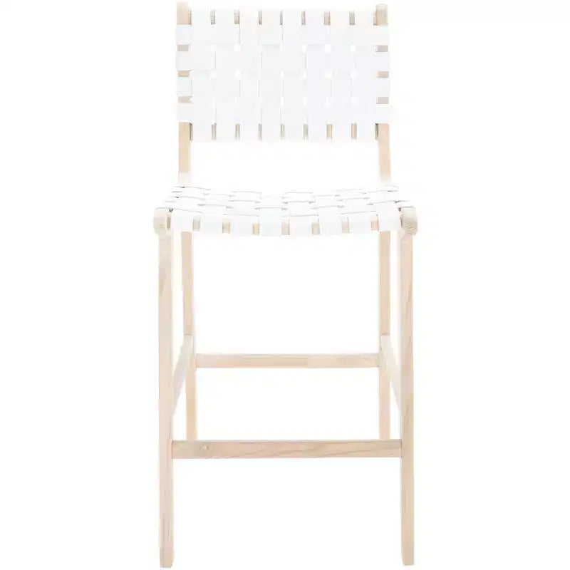Tabouret de comptoir en cuir