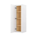 HOMLUX Easy-DIY 12 in D x 42 in H in Shaker White Ready to Assemble Wall Kitchen Cabinet 1 Door-3 Shelves
