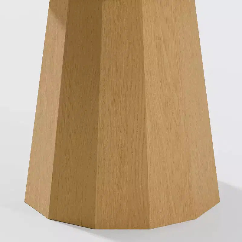 Table à manger ronde en bois style Mid-Century