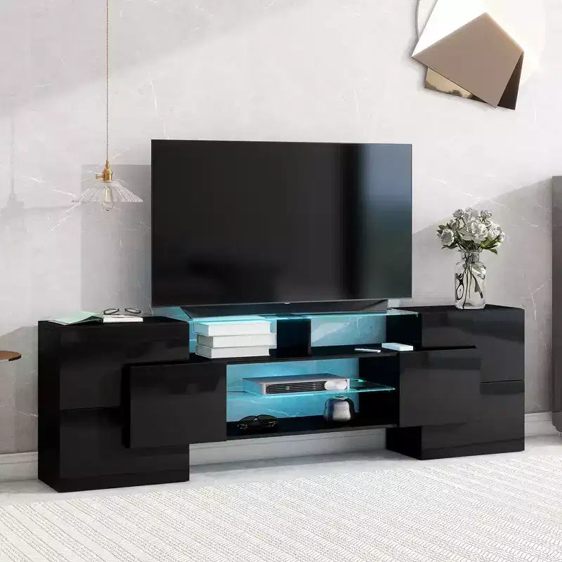 Meuble TV en verre pour salon
